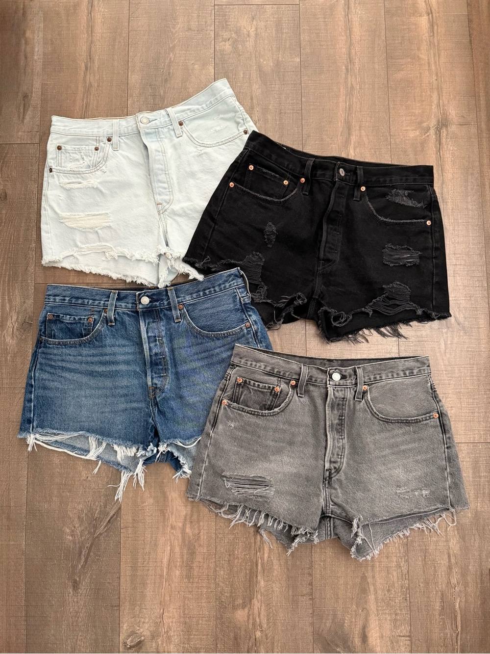 Levi’s 501 Shorts (4 Pairs)